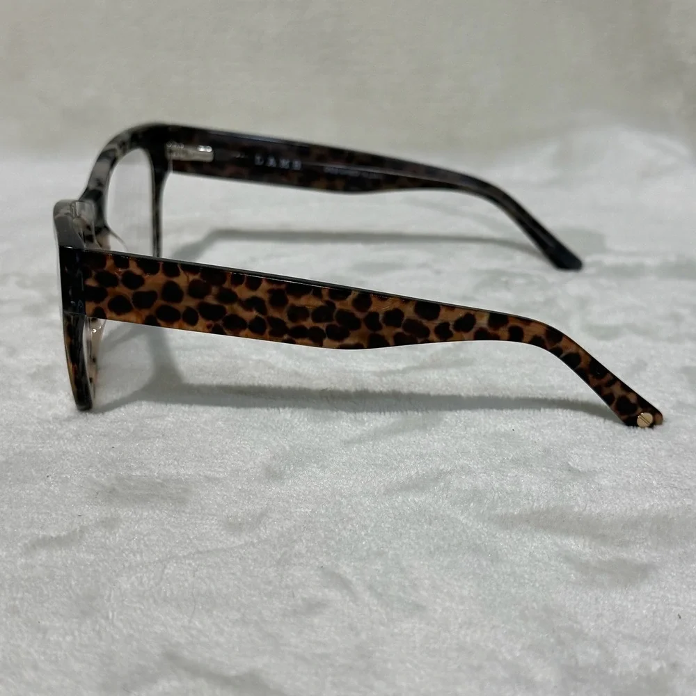 L.A.M.B. Eyeglasses Frames Ivory Tortoise As Is Glasses Prescription Left In